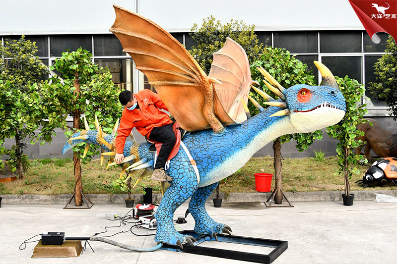 仿真西方龍坐騎，電影道具模型制作