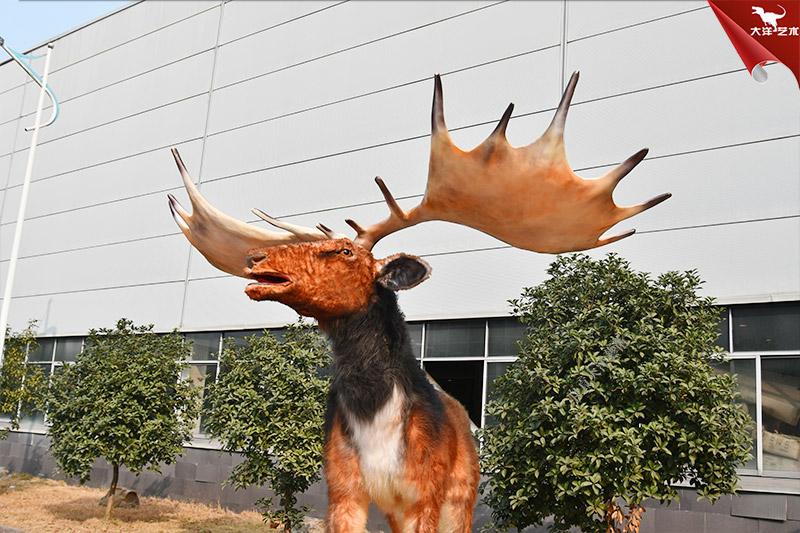 愛(ài)爾蘭大角鹿 1:1手工制作仿真動(dòng)物模型