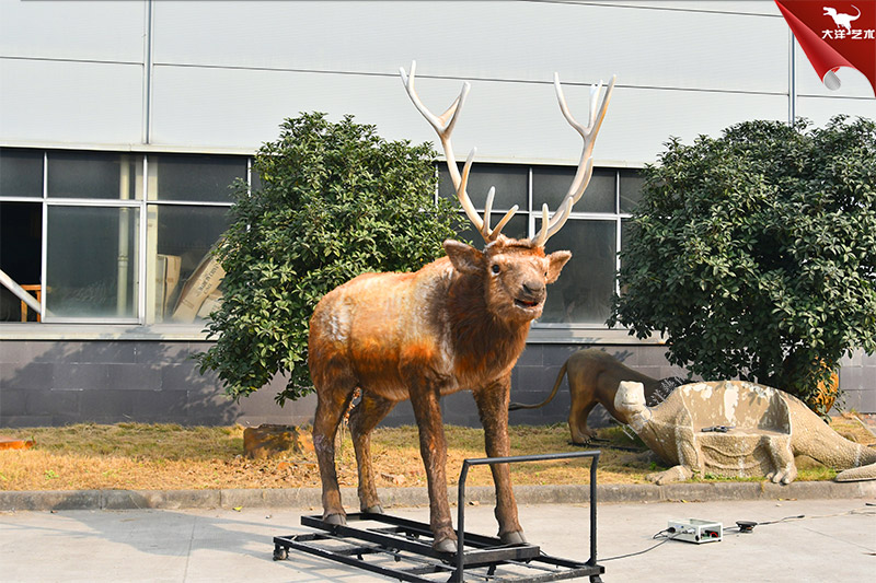 仿真麋鹿模型 動物仿真模型廠家