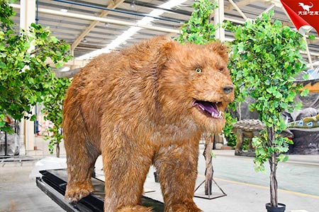 仿真棕熊，仿真熊，動(dòng)物模型制作