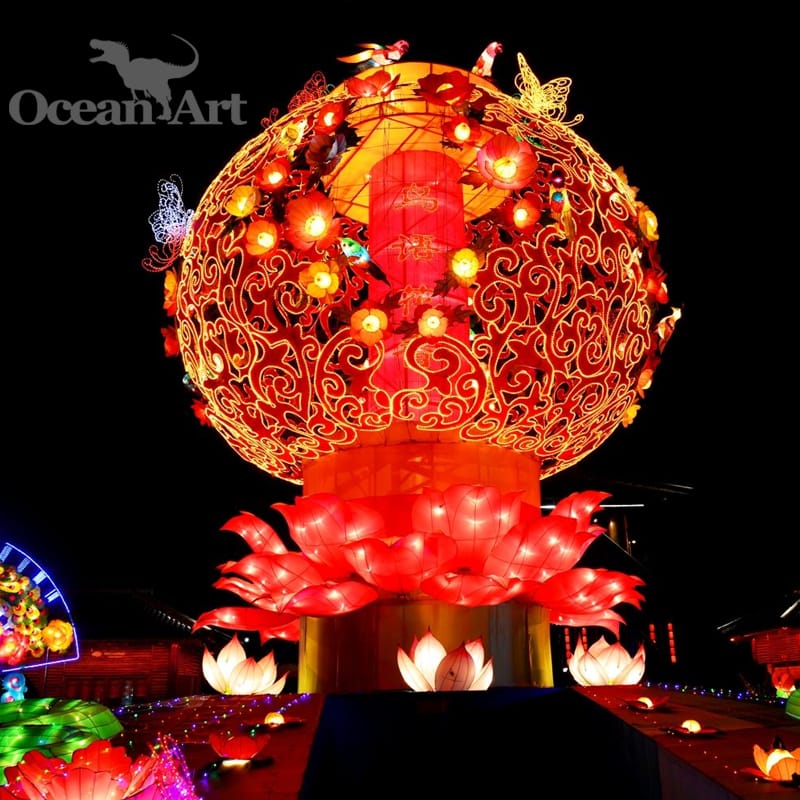 春節(jié)彩燈花燈制作公司