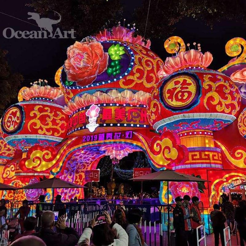 春節(jié)彩燈花燈制作公司