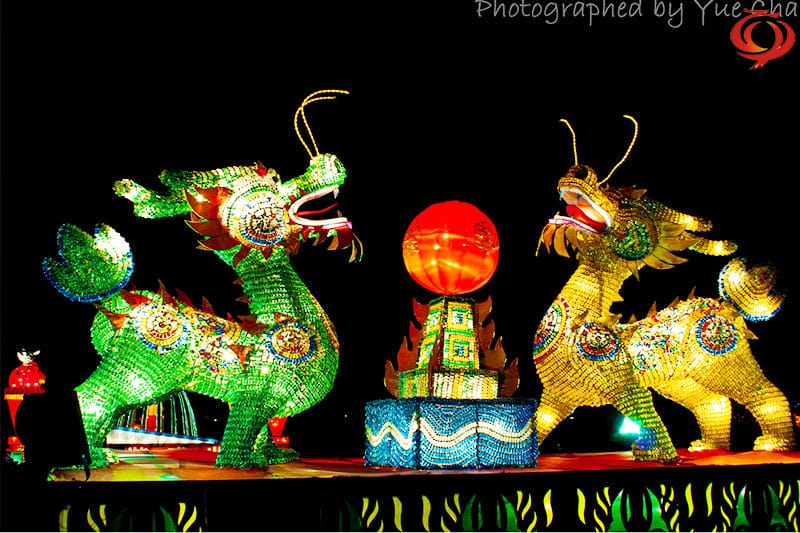 麒麟彩燈，麒麟主題花燈