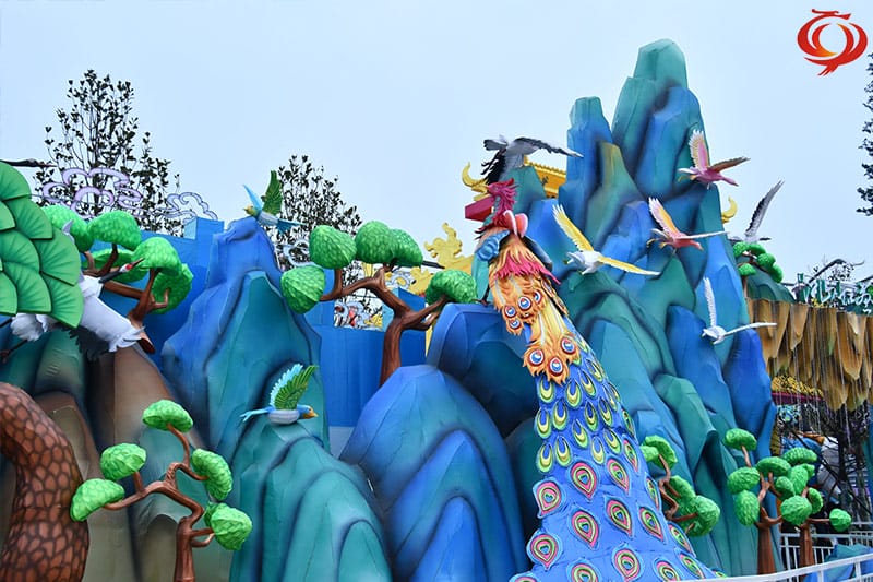 江山如畫花燈燈組