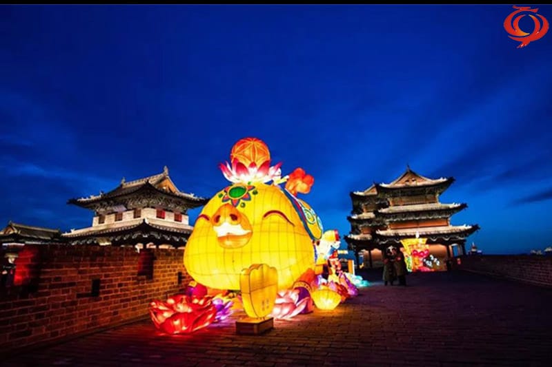 山西大同燈會花燈制作