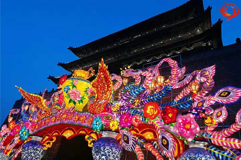 山西大同燈會花燈制作