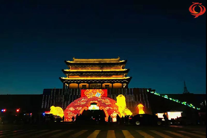 山西大同燈會花燈制作