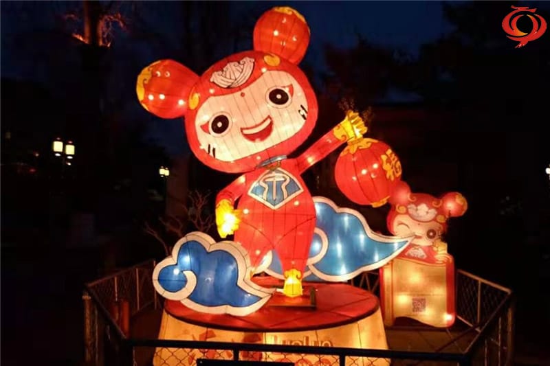 猴年生肖元素花燈