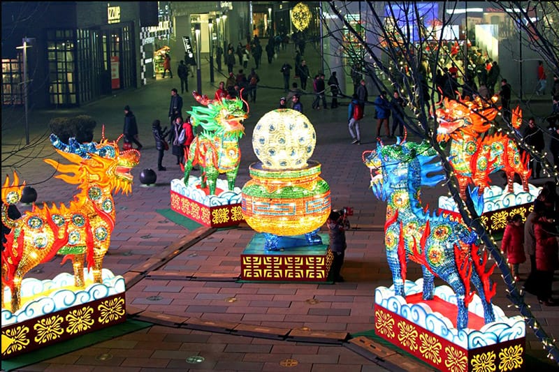 麒麟彩燈,麒麟花燈