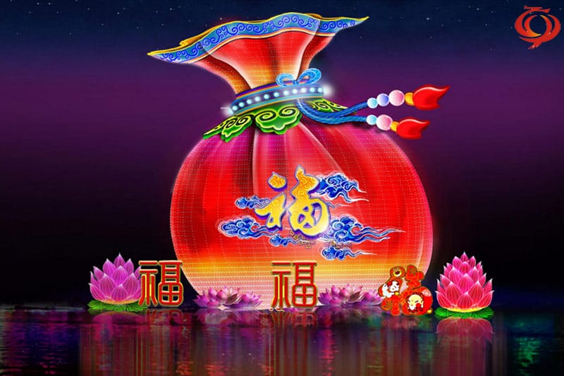 《新春福袋》彩燈設(shè)計，燈會燈展設(shè)計圖