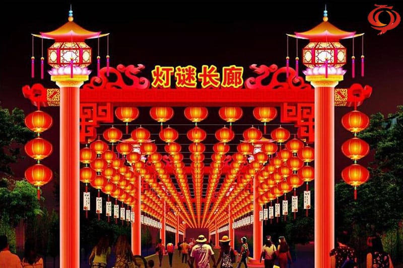 《燈謎長廊》彩燈設(shè)計